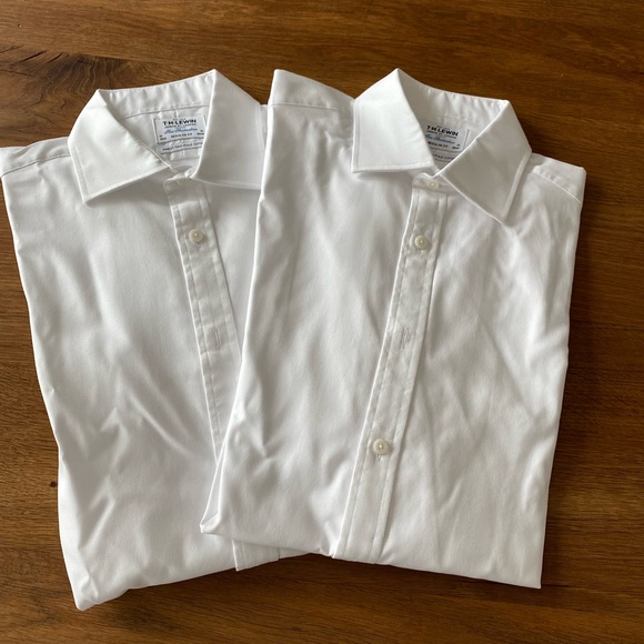 T M Lewin | Shirts | 2 X T M Lewin Regular Fit Double Cuff Shirt 2 ...